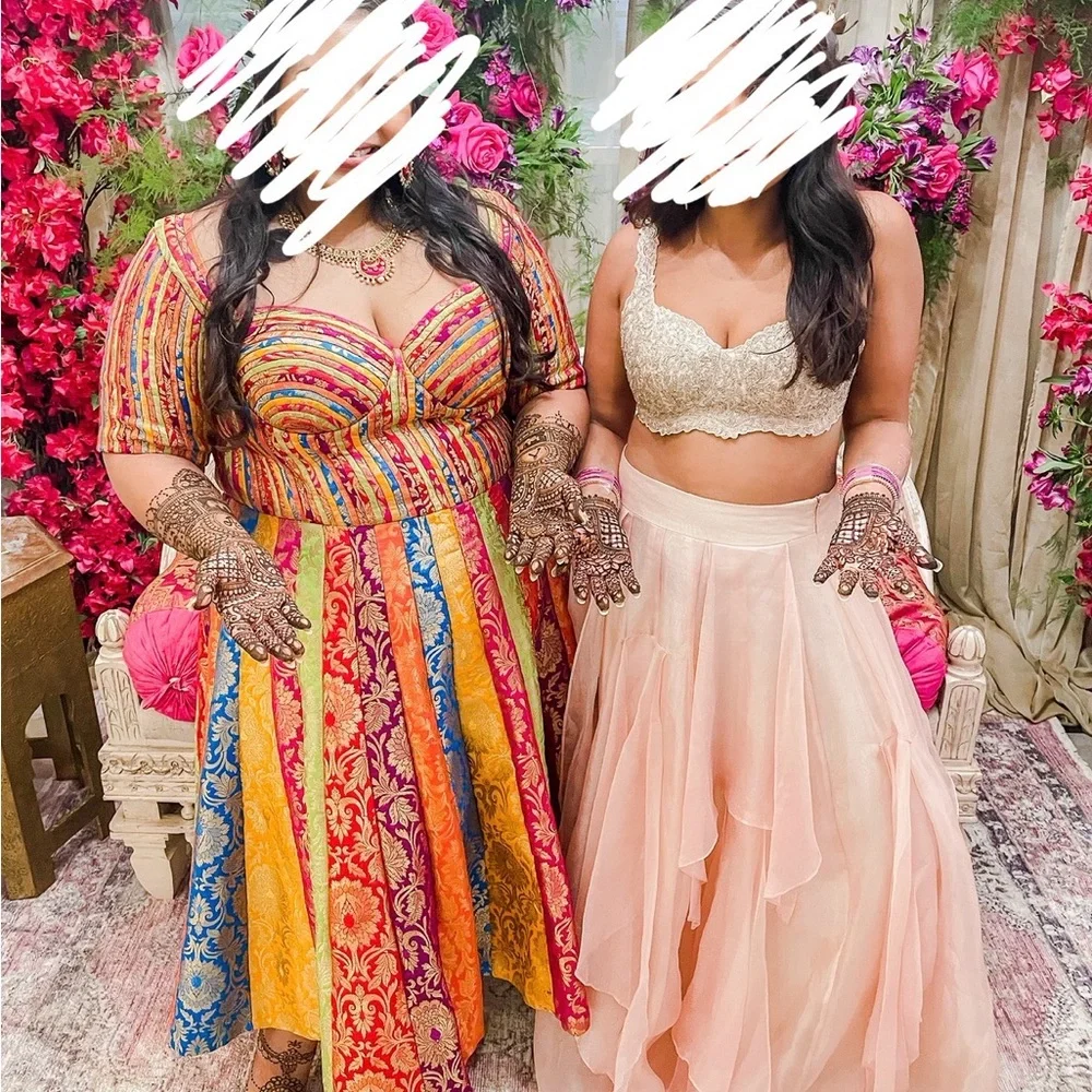 Pink Ruffled lehenga - Picture 5 of 5